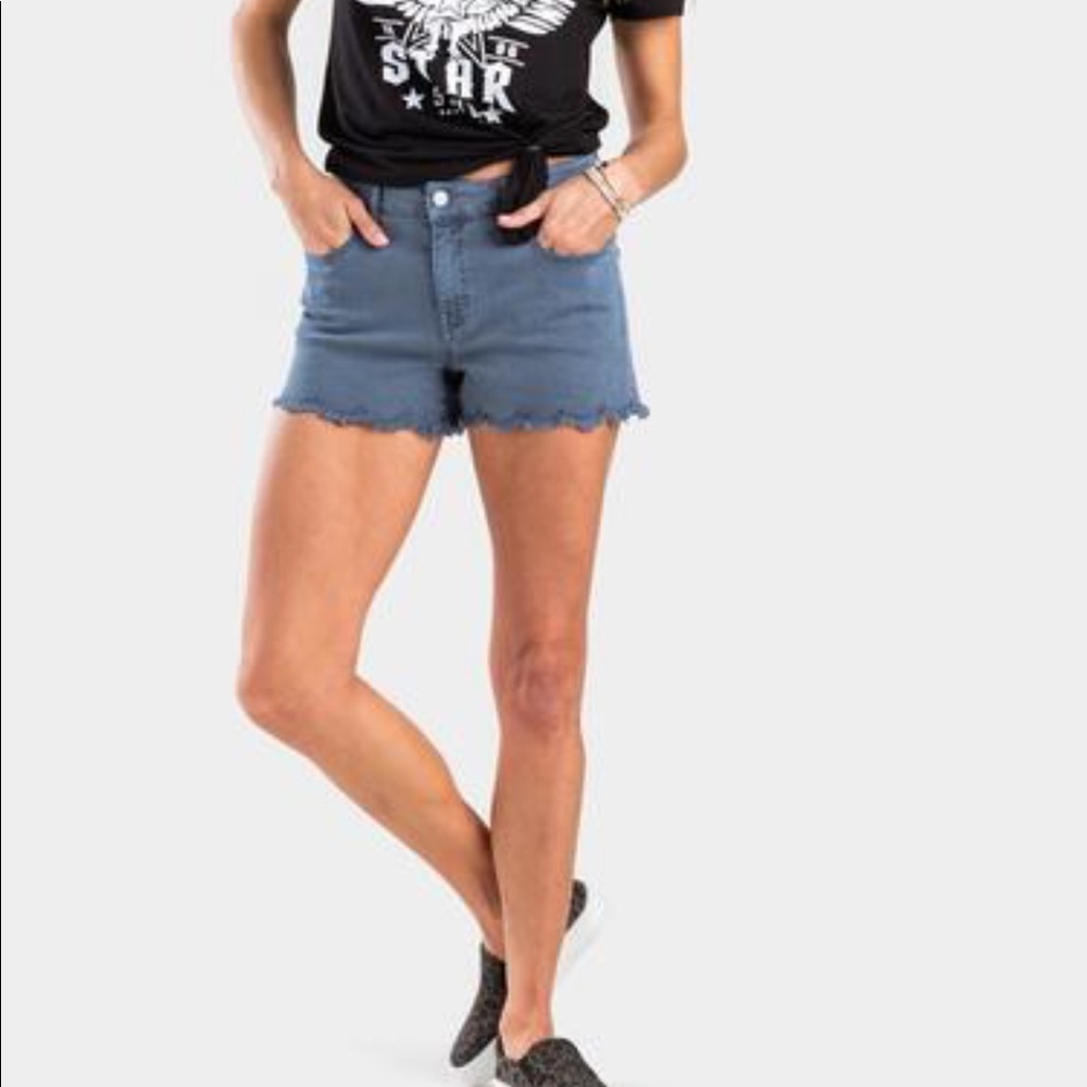 Francesca’s shorts, size 29, dark blue. Brand new!